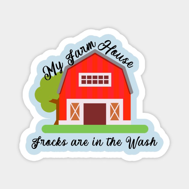 Farmhouse Frocks Magnet by Avintagelife13