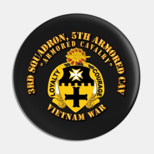 3rd Squadron, 5th Armored Cav - Vietnam War Pin