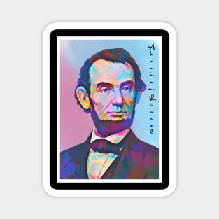 Poster Art Abraham Lincoln Magnet