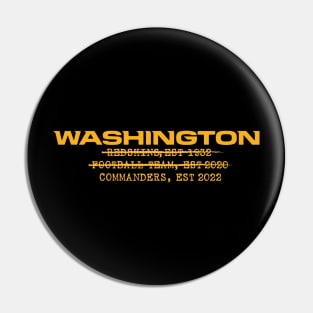 Washington Commanders Pin