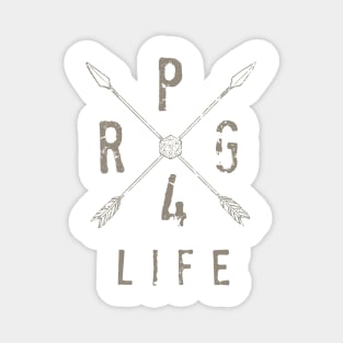 RPG 4 LIFE - grey Magnet