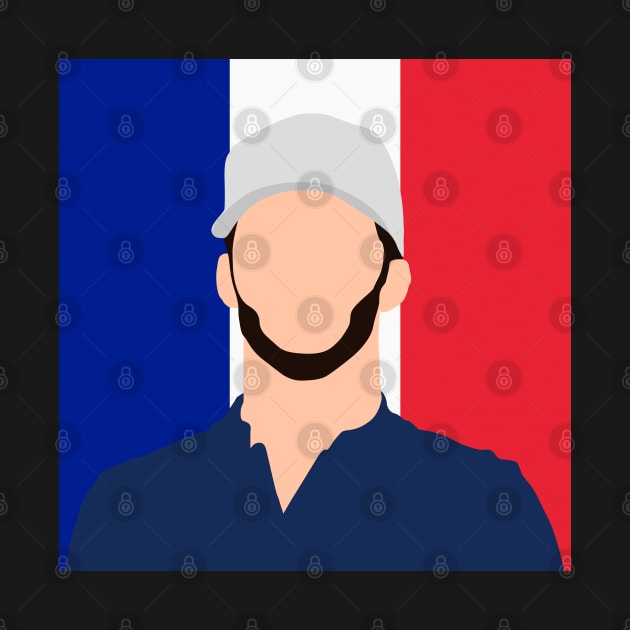 Pierre Gasly Face Art - Flag Edition by GreazyL