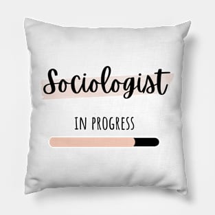 sociologist in progress Pillow