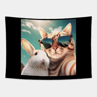 Selfie cat Tapestry