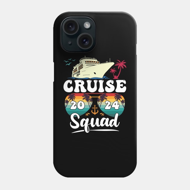 Birthday Cruise Squad Birthday Party Tee Cruise Squad 2024 Phone Case by Sowrav