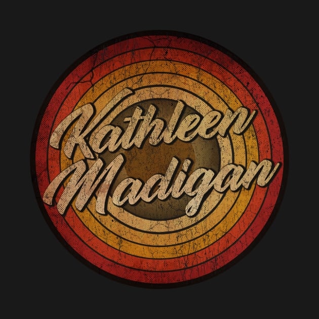 arjunthemaniac, circle retro faded Kathleen Madigan by arjunthemaniac