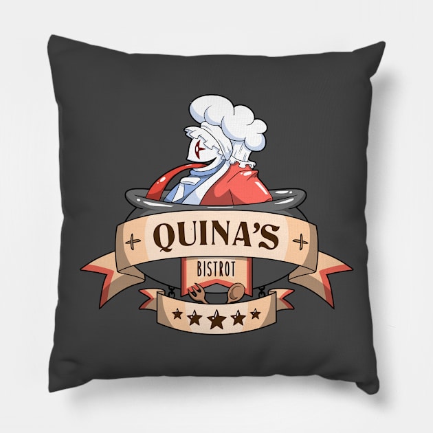 Quina's Bistrot Pillow by Coppi