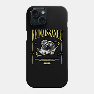 Renaissance Yellow Streetwear Design Statue Roman Phone Case