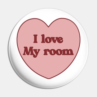 I love my room heart aesthetic dollette coquette pink red Pin