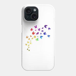 Rainbow Butterflies Phone Case