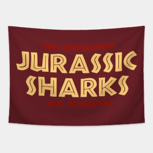 Jurassic Sharks Tapestry