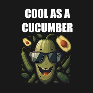 Cool As A Cucumber Pun T-Shirt