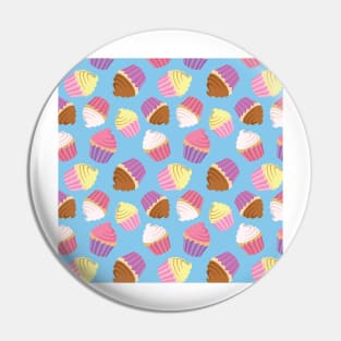 Cupcake Crazy in Multicolor Pin