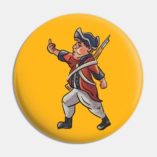 Redcoat soldier Pin