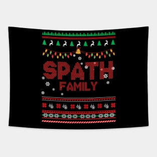 Spath Family Christmas, Name Xmas , Merry Christmas, Name , Birthday, Middle name Tapestry