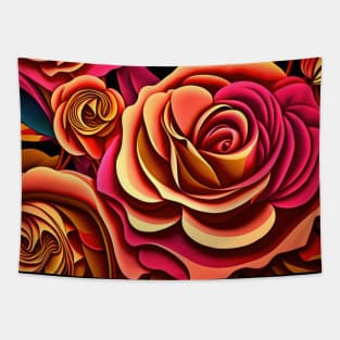 Roses in Bloom Tapestry