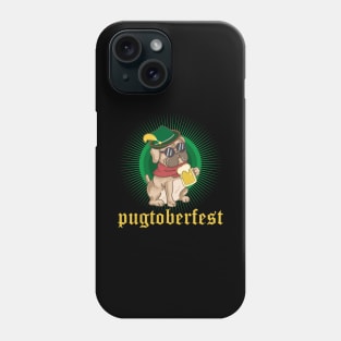 Pugtoberfest Pug Dog Beer Party Oktoberfest Phone Case