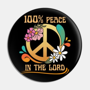 Peace In The Lord Pin