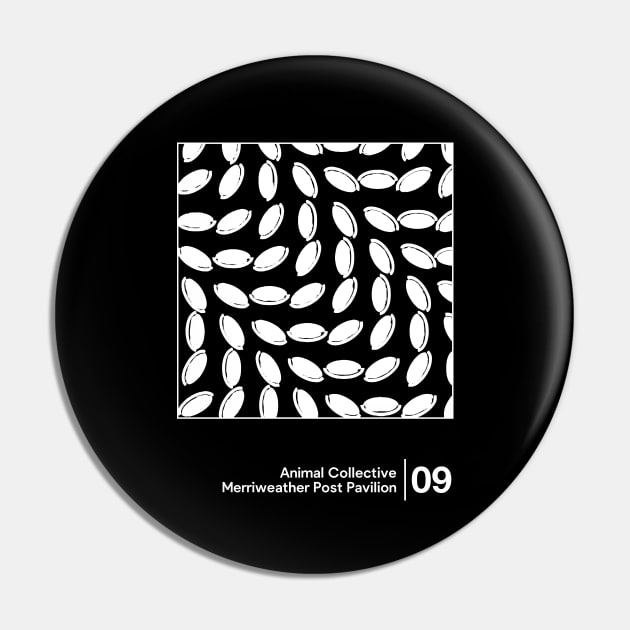 Animal Collective / Minimal Graphic Design Tribute Pin by saudade