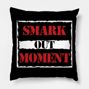 Smark Out Moment Logo Raw is War Version Pillow