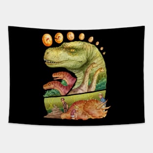 Prehistoric Beasts Tapestry