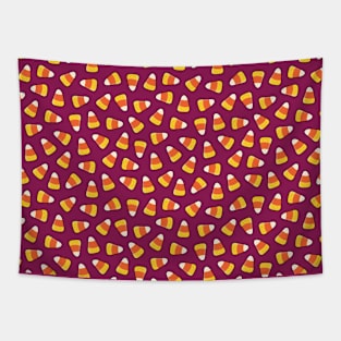 Kawaii Candy Corn Halloween Tapestry