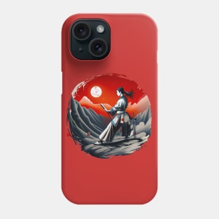 Samurai woman Phone Case