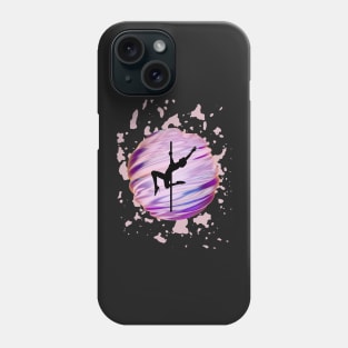 Pole Dancer In The Pink Sphere Phone Case