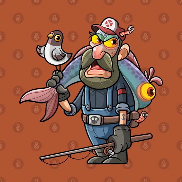 Fisherman Zombie by Popon85