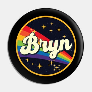 Bryn // Rainbow In Space Vintage Style Pin