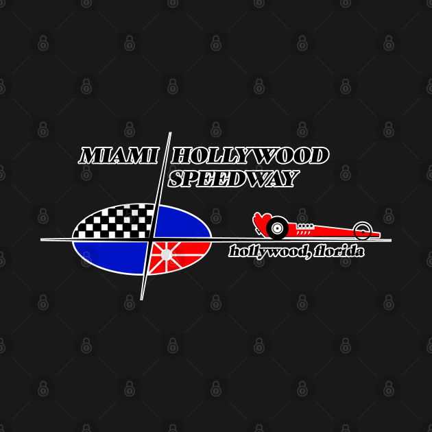 Miami Hollywood Speedway 2 sided print by WFO Radio 