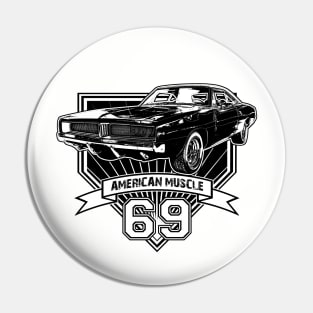 1969 American Muscle Car Pin