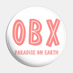 OBX - Paradise on Earth (Red) Pin