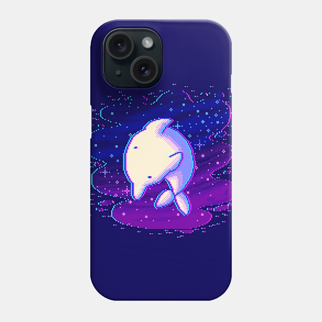 Galaxy Dolphin Phone Case by gabdoesdesign