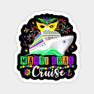 Mardi Gras Cruise Cruising Mask Cruise Ship Party Costume Magnet