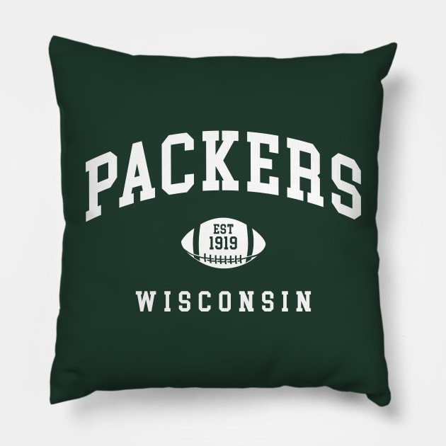 The Packers Pillow by CulturedVisuals