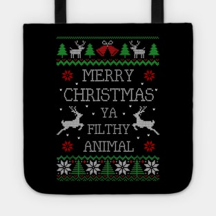 Merry Christmas Animal Filthy Ya Tote