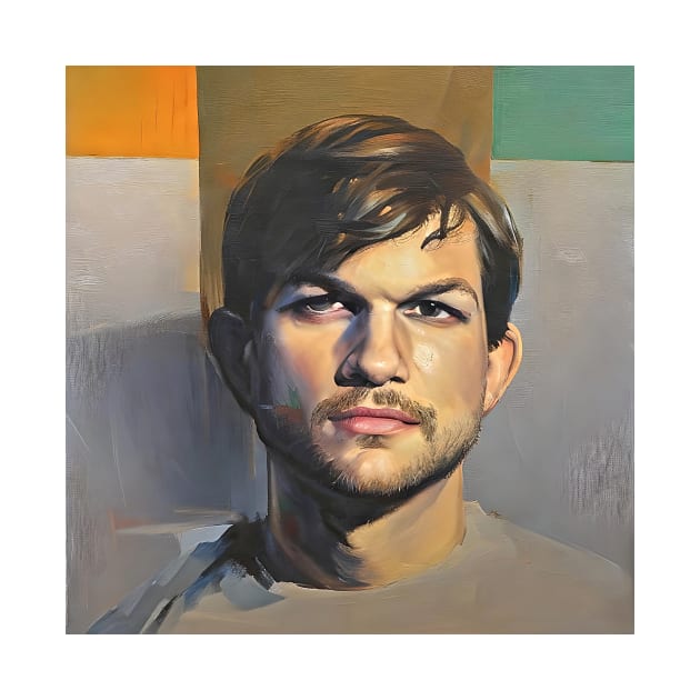 painting of Ashton`s face by bogfl