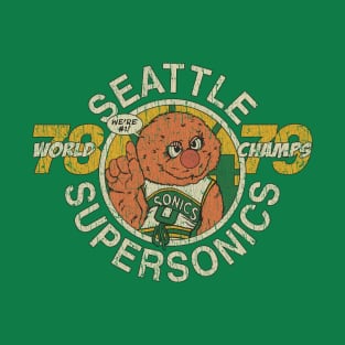 Supersonics We're Number One 1979 T-Shirt