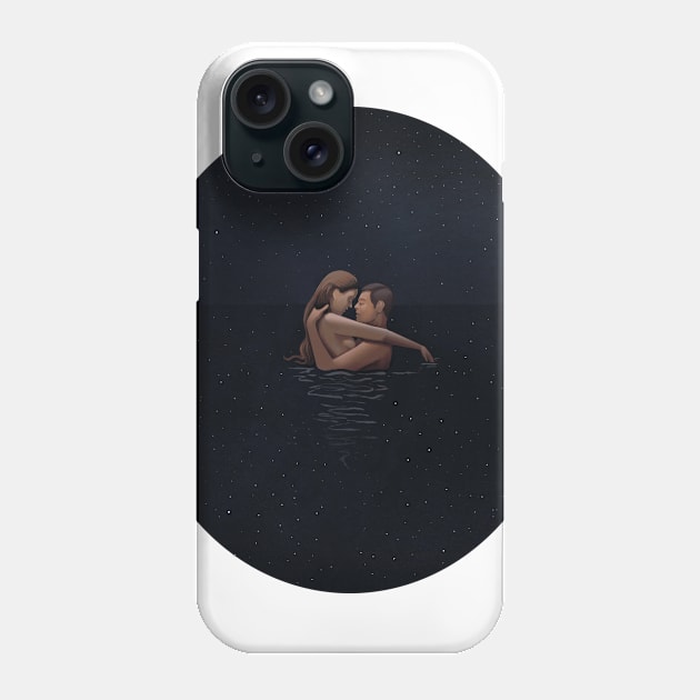 Cosmic Lover Phone Case by Melgrati Illustrator