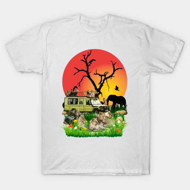 Discover African Jungle Safari - Animal - T-Shirt