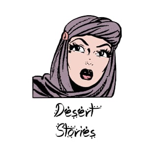 Desert Stories - Retro Illustration Design T-Shirt
