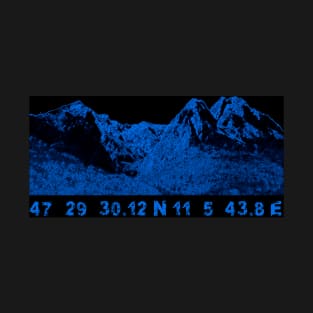 Garmisch-Partenkirchen und das Wettersteinmassiv T-Shirt