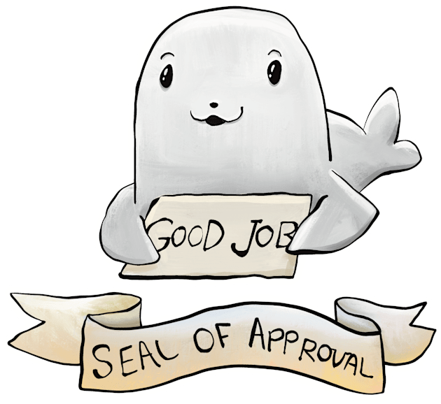 Seal of Approval - Seal Pun Kids T-Shirt by SubtleSplit