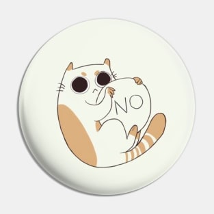 No-Cat says No Pin