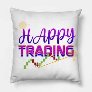 Happy Trading Pillow