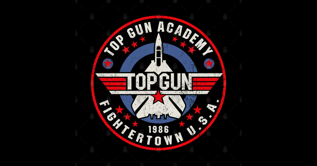 Fightertown USA Academy Top Gun Sticker TeePublic