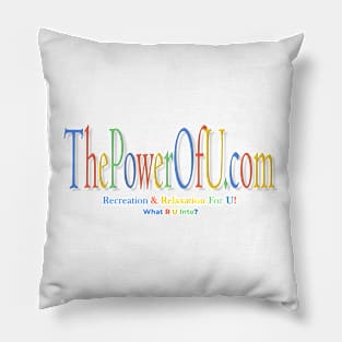 ThePowerOfU.com Pillow