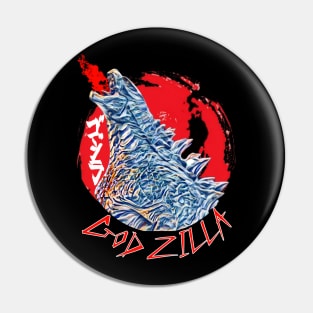 Roar the style with king of kaiju Pin