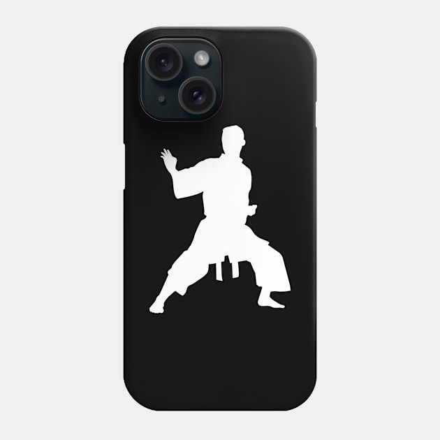 Karate Silhouette Phone Case by KC Happy Shop